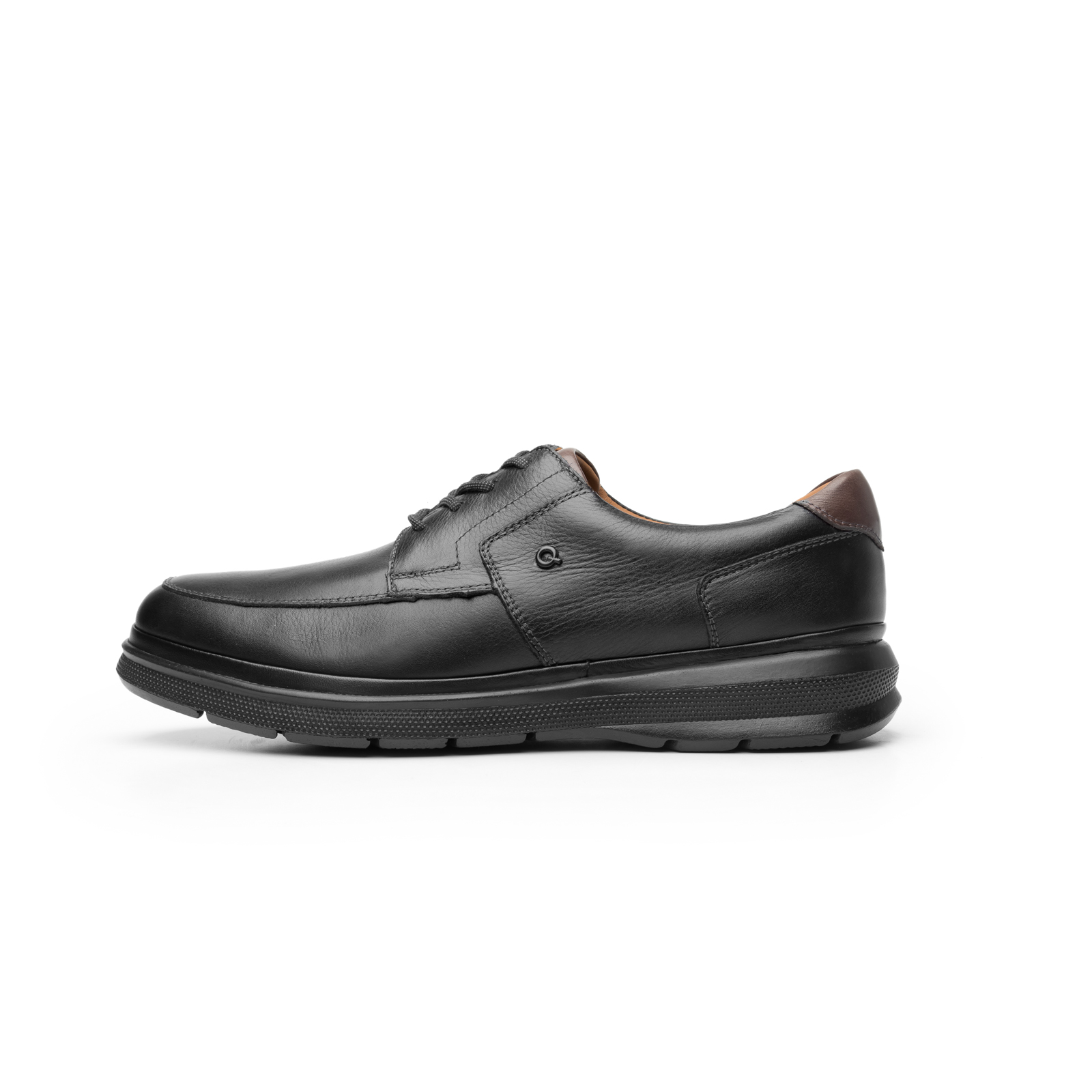 Zapato Casual Urbano Quirelli Con Corte Acojinado Para Hombre - Estilo 701201 Negro