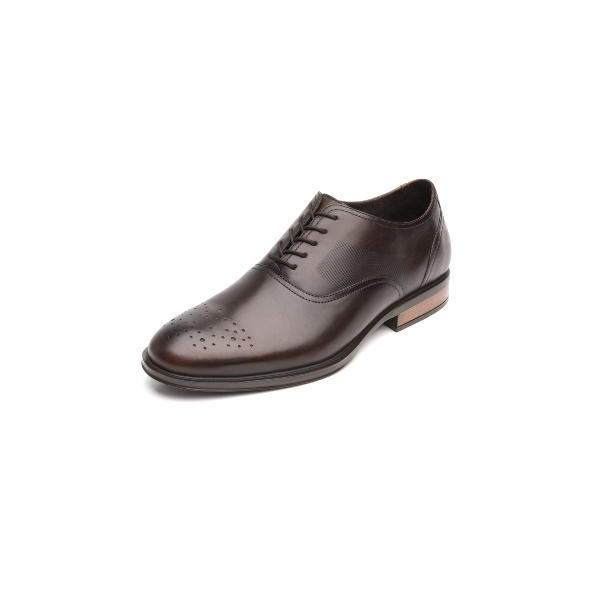 Zapato De Vestir Urbano Quirelli 100% De Piel Para Hombre - Estilo 701502 Chocolate