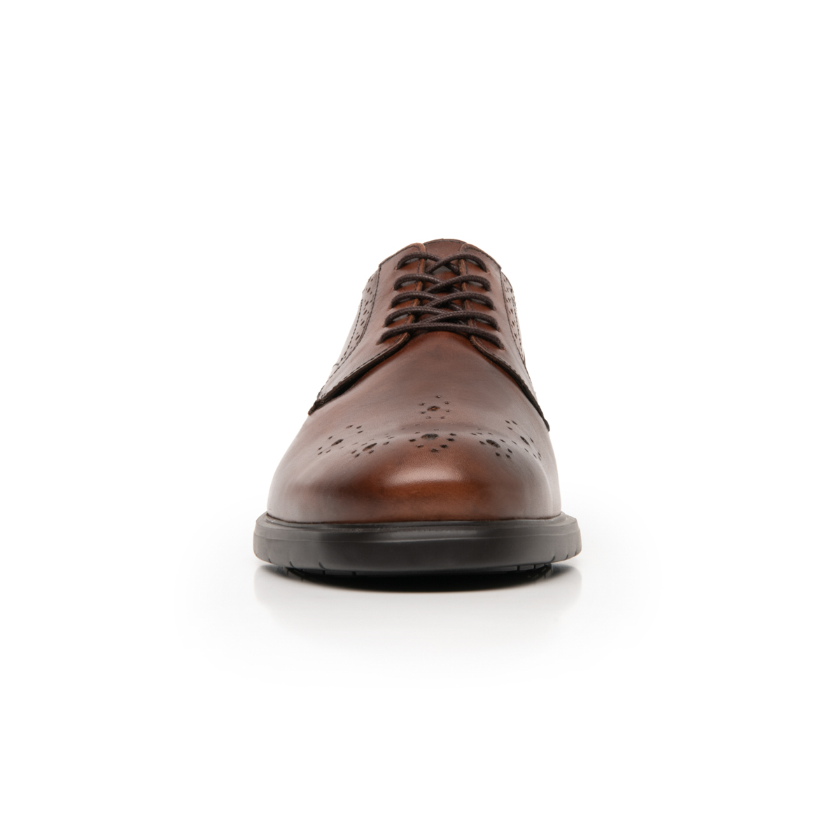 Zapato Derby Brogue Quirelli para Hombre con Suela extra ligera Estilo 702101 Tan