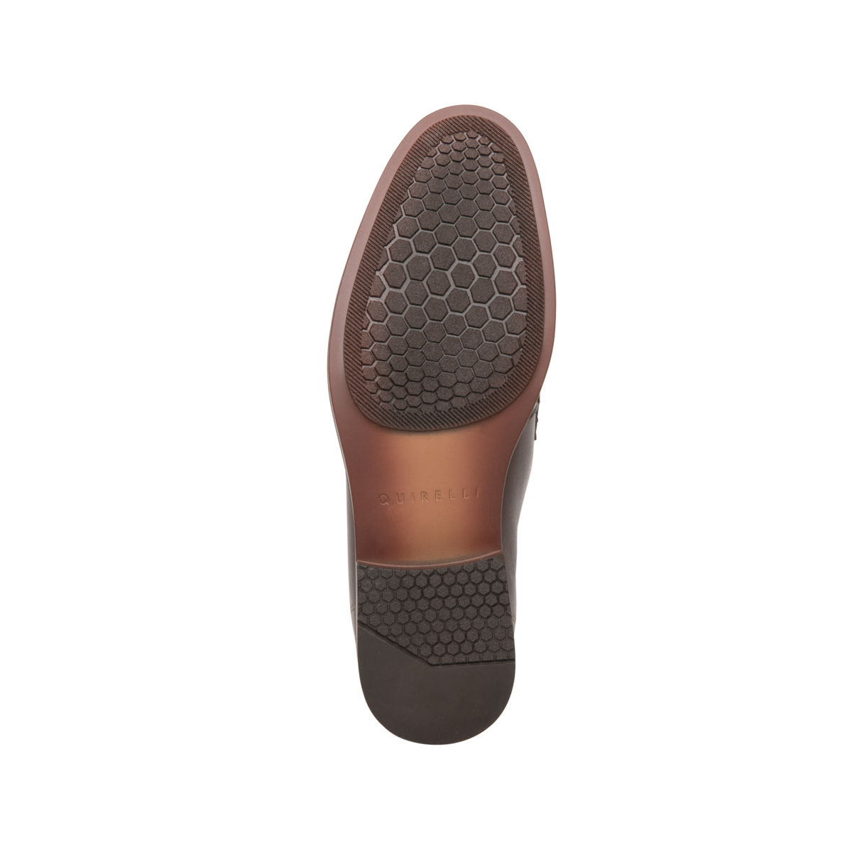 Mocasín De Vestir Quirelli para Hombre con detalle de antifaz Estilo 702401 Chocolate