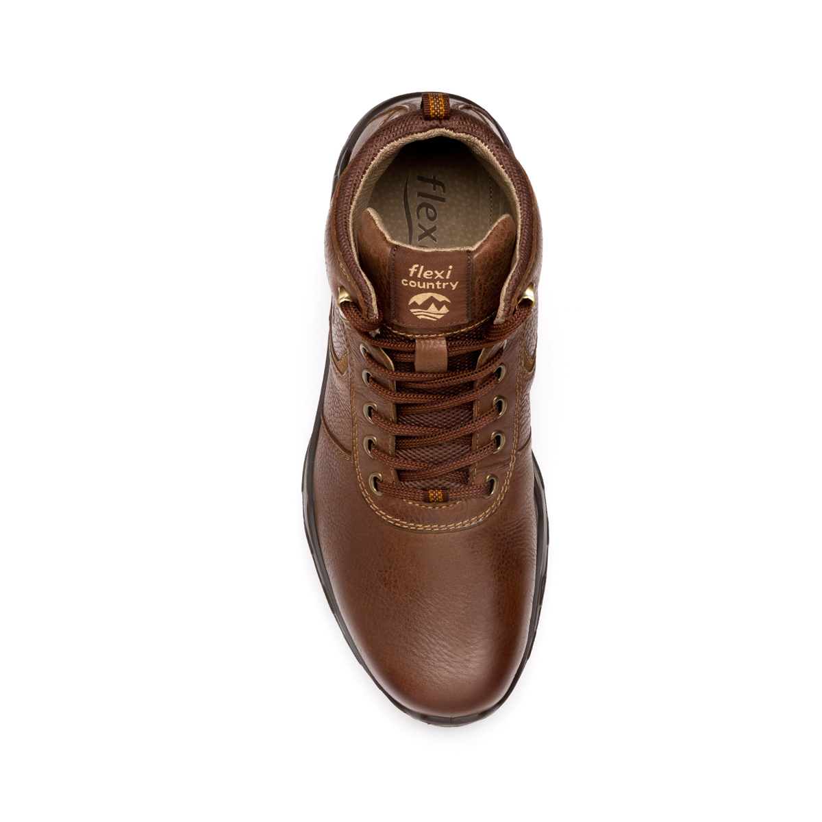 Bota Para Outdoor Flexi Country Con Sistema De Mejor Agarre Para Hombre - Estilo 77802 Chocolate