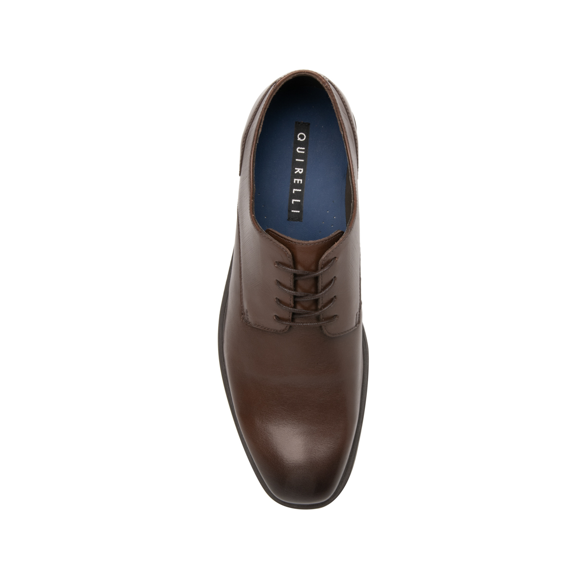 Zapato De Vestir Con Agujetas Quirelli para Hombre Estilo 88512 Café