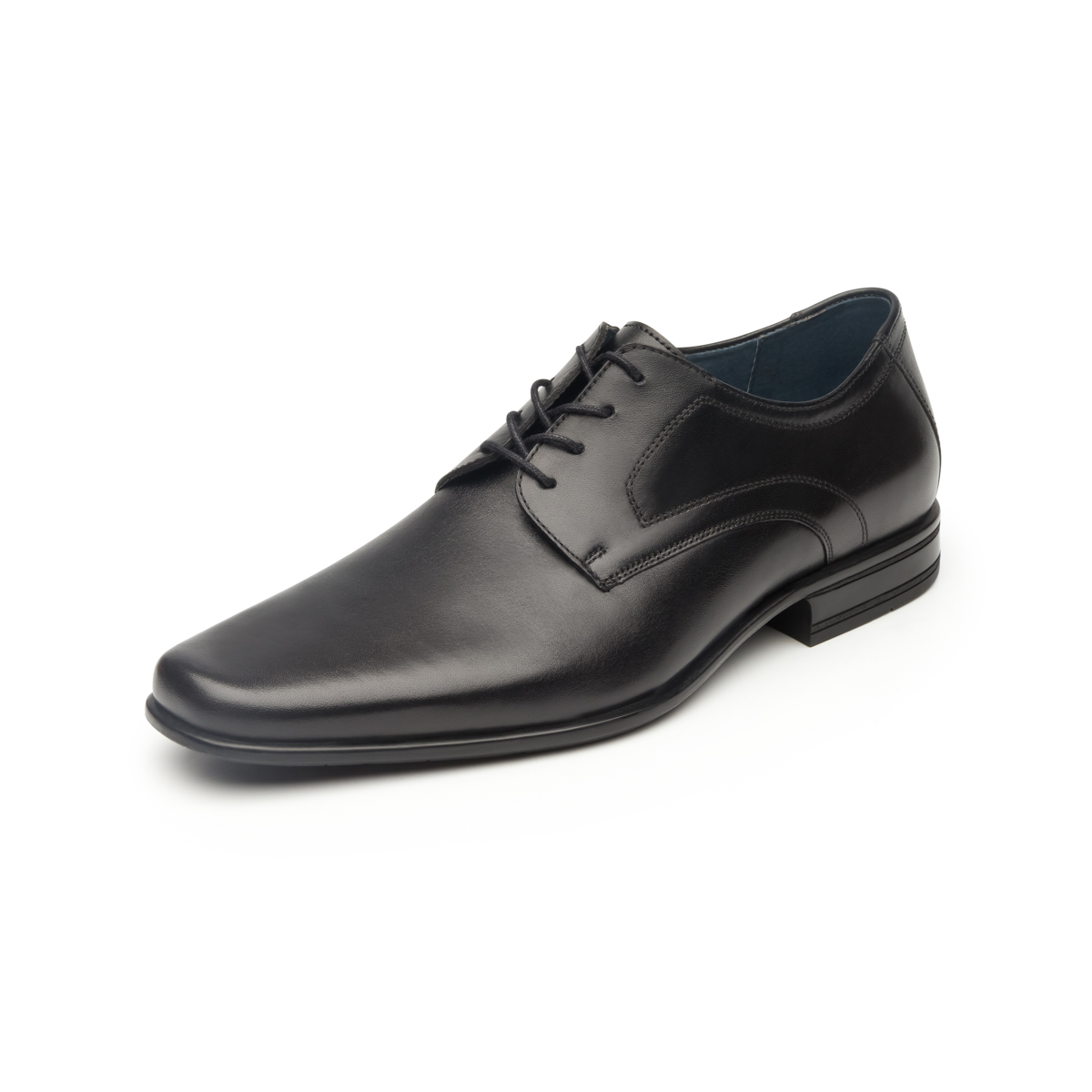 Zapato De Vestir Para Oficina Flexi Con Puntera Afilada Para Hombre - Estilo 90701 Negro