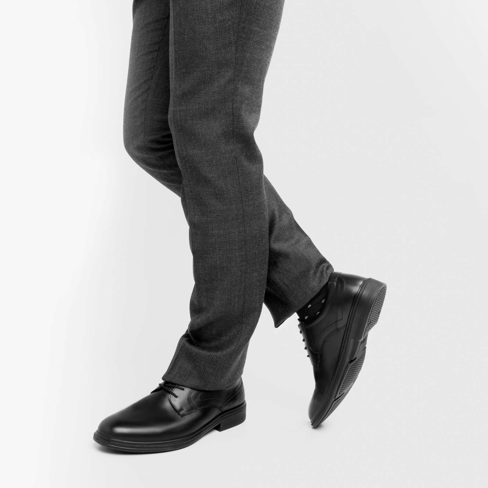 Zapato De Vestir Urbano Flexi Con Puntera Ovalada Para Hombre - Estilo 91407 Negro