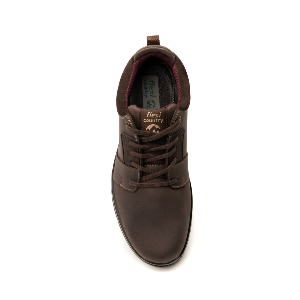 Derby Outdoor Apiezado Flexi Country para Hombre con Sistema De Mejor Agarre Estilo 92111 Chocolate
