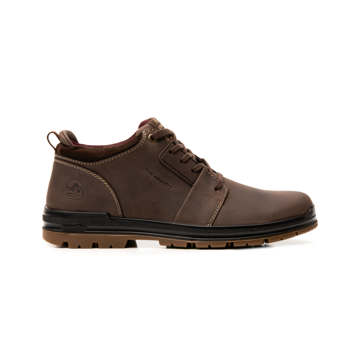 Derby Outdoor Apiezado Flexi Country para Hombre con Sistema De Mejor Agarre Estilo 92111 Chocolate