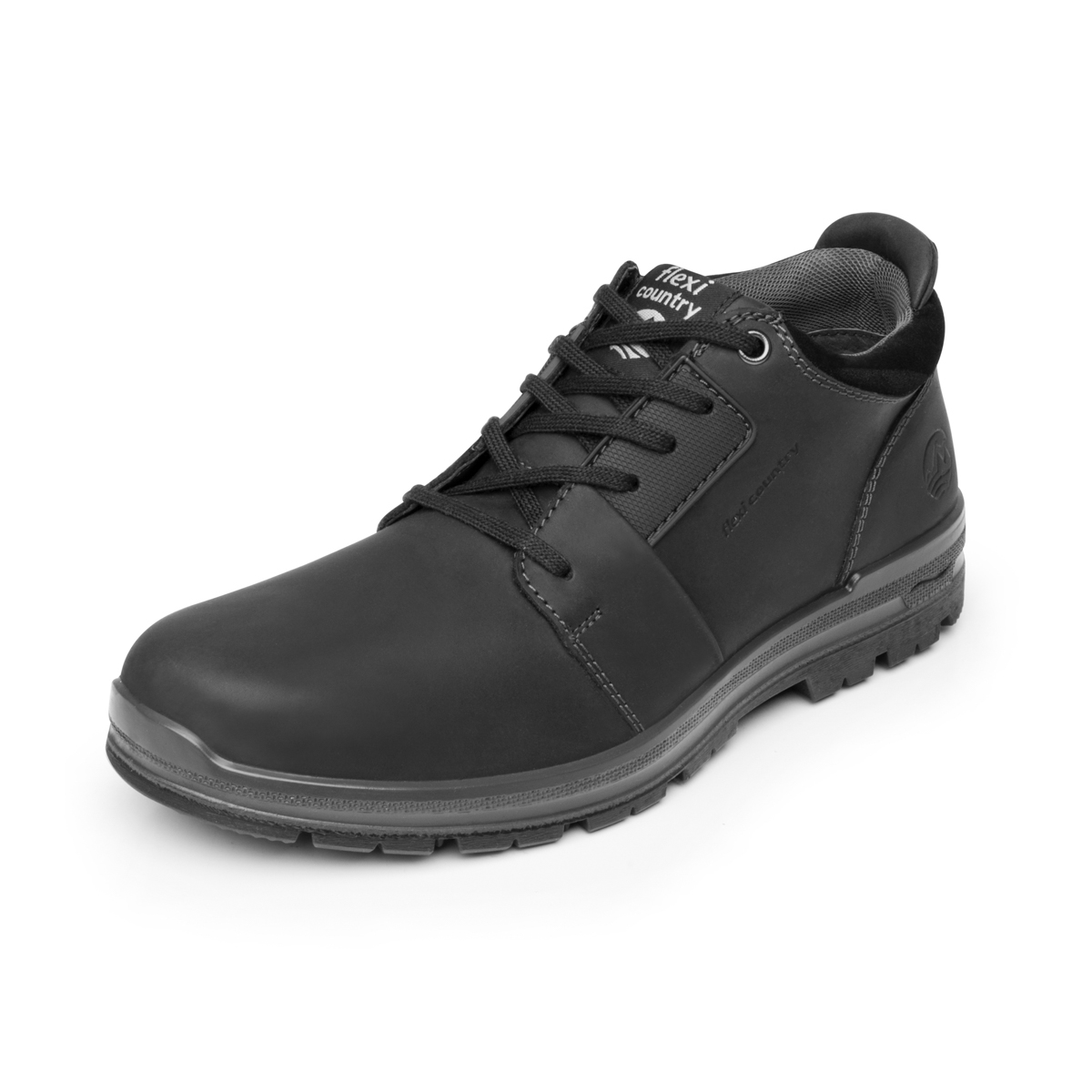Derby Outdoor Apiezado Flexi Country para Hombre con Sistema De Mejor Agarre Estilo 92111 Negro