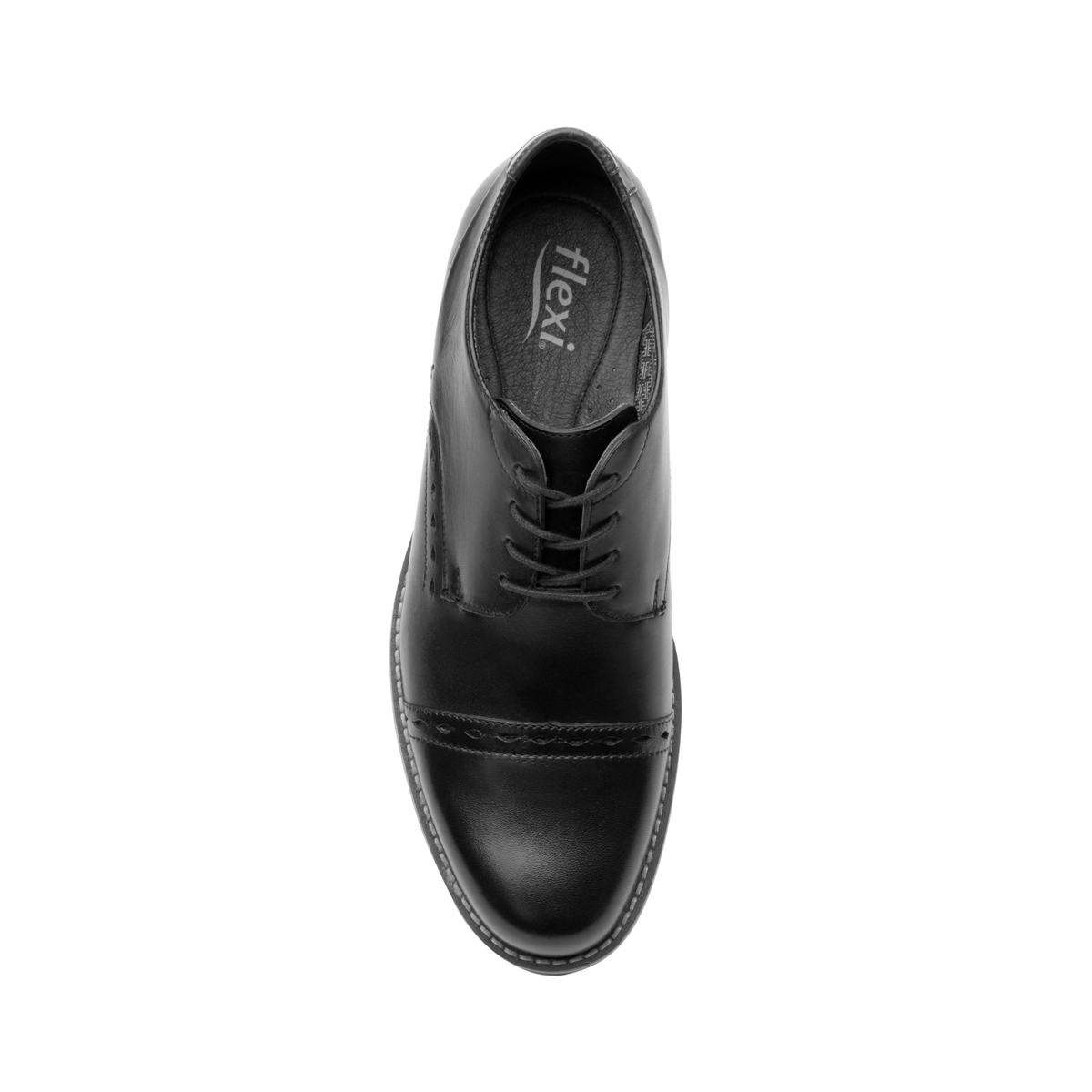 Zapato Casual Urbano Flexi Con Puntera Bostoniana Para Hombre - Estilo 92410 Negro