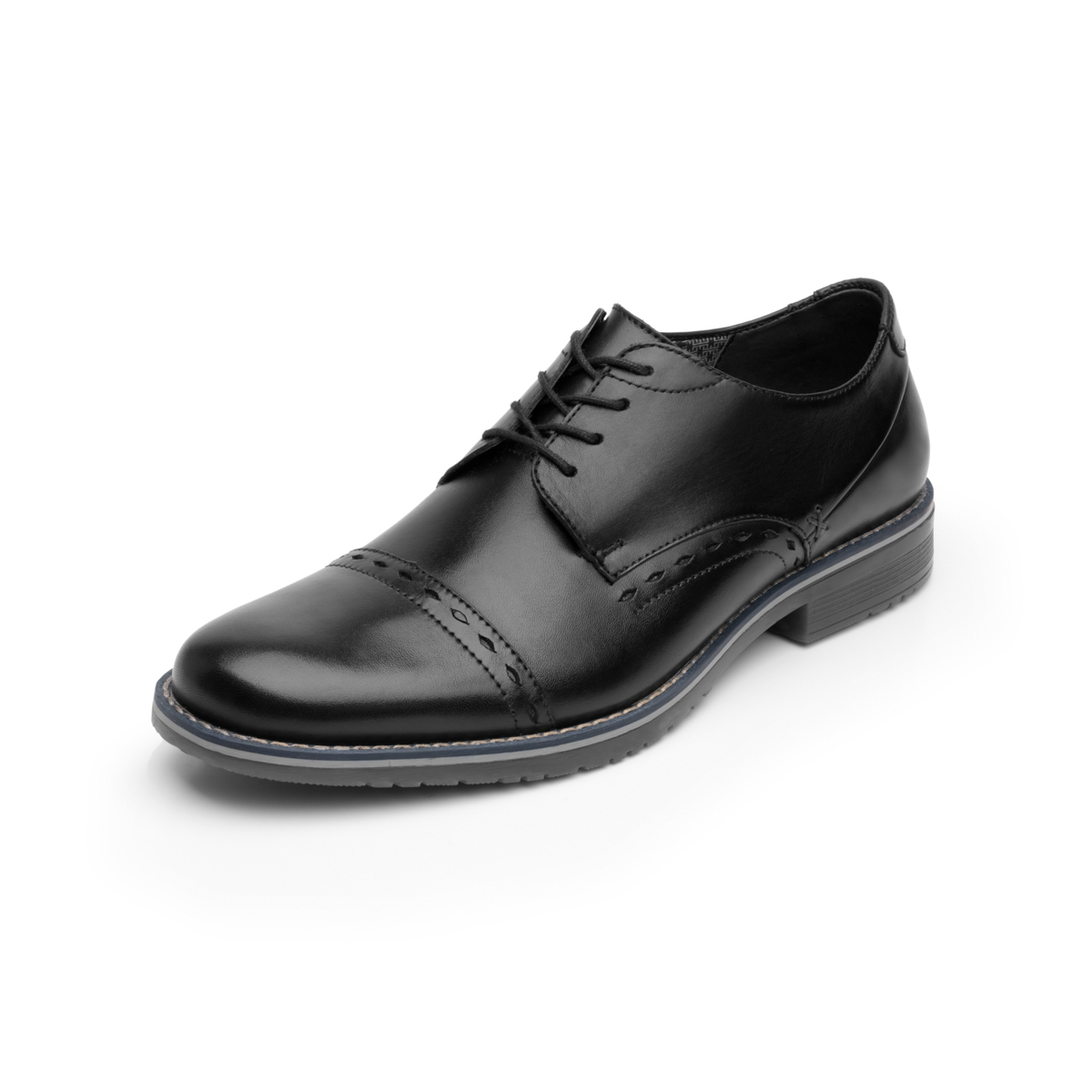 Zapato Casual Urbano Flexi Con Puntera Bostoniana Para Hombre - Estilo 92410 Negro