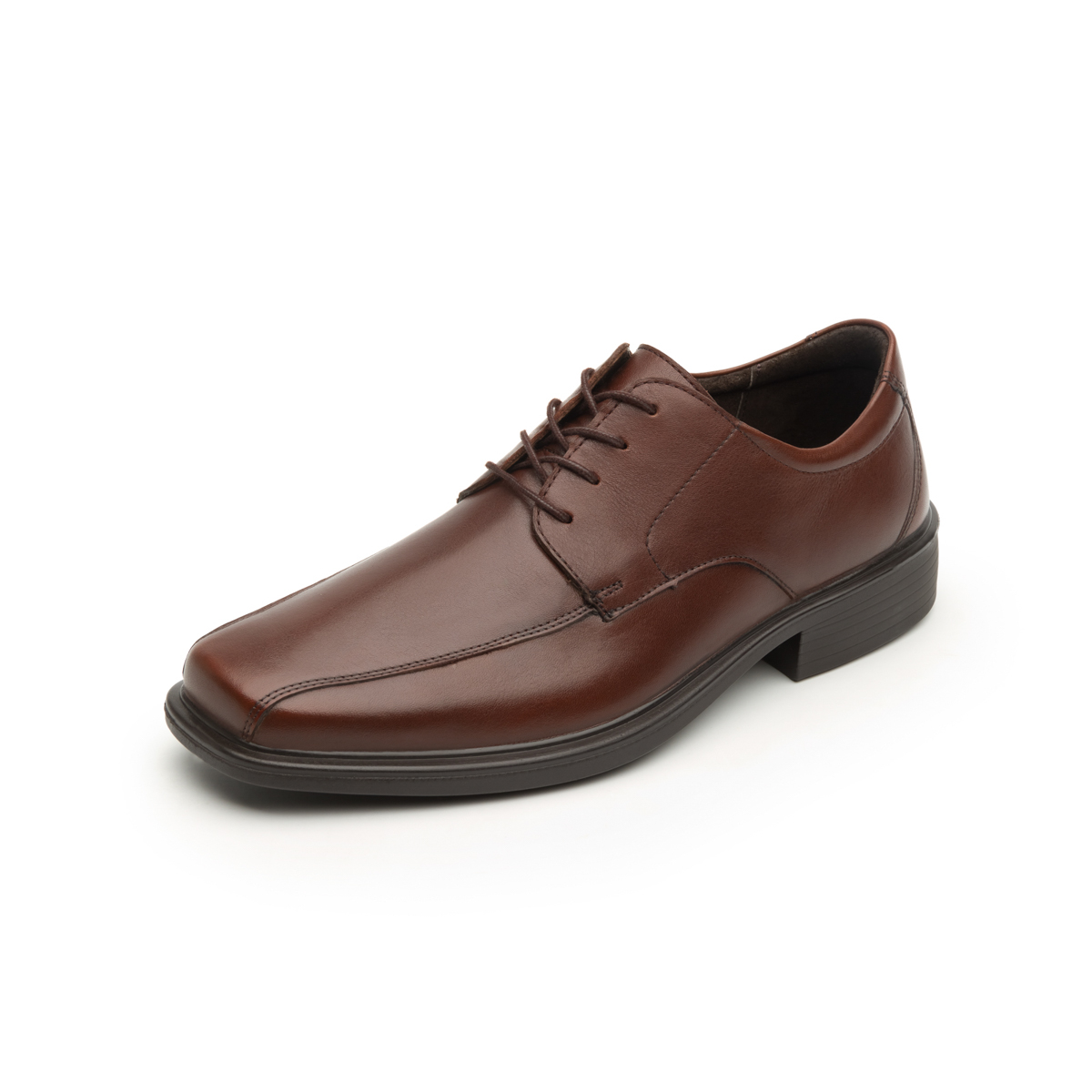 Zapato De Vestir Para Oficina Flexi Con Puntera Cuadrada Para Hombre - Estilo 96305 Cafe
