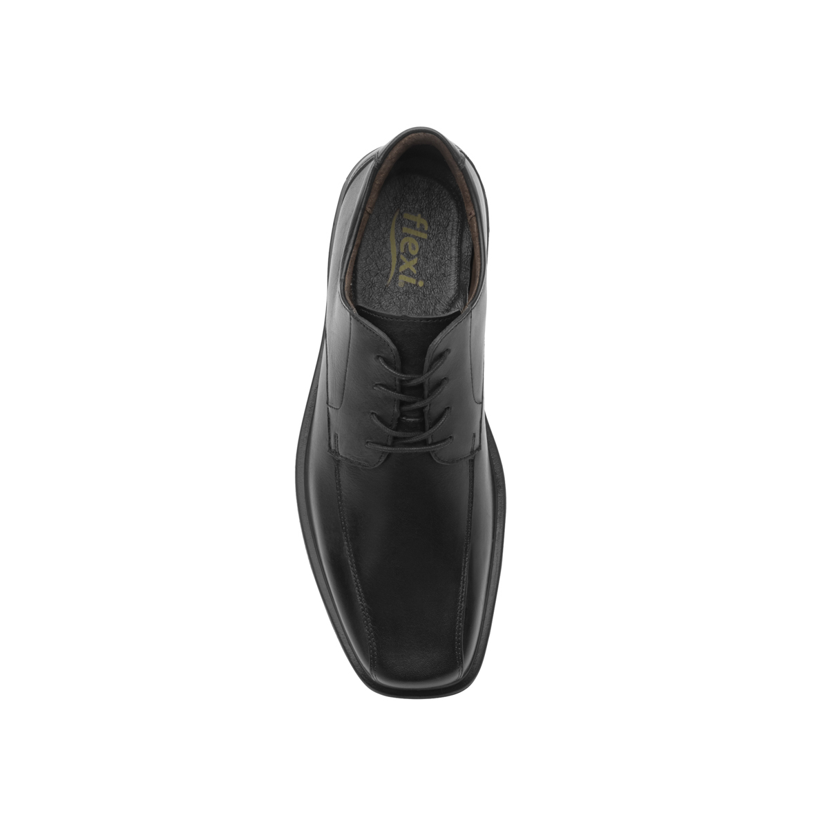 Zapato De Vestir Para Oficina Flexi Con Puntera Cuadrada Para Hombre - Estilo 96305 Negro